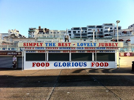 food outlet on Brighton sea front