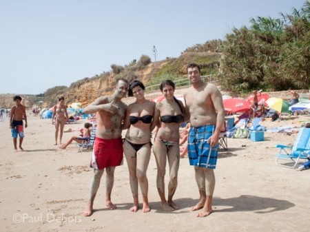 holiday snap on beach at Fuente del Gallo, Conil