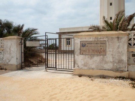 entrance to Cape Trafalgar lighthouse