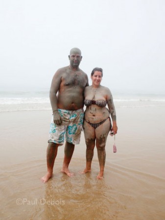 Holiday snap on beach near Conil