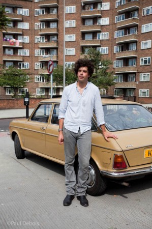 Richard Reynolds - guerrilla gardener with his Austin Maxi