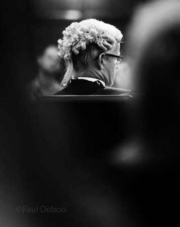 Christopher Parker QC at Ecocide mock trial at Supreme Court, London, 30-9-11