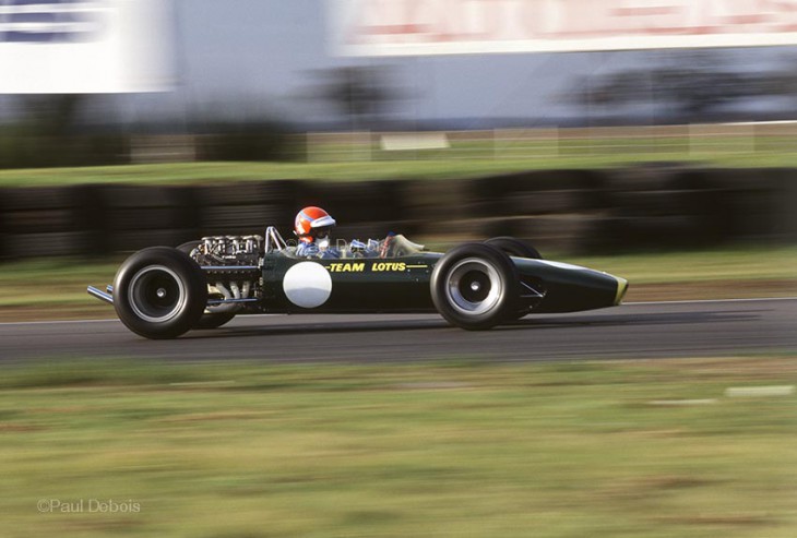 Lotus 49 at Snetterton, driven by Tiff Needell. ©Paul Debois
