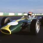 Lotus 49 at Snetterton, driven by Tiff Needell. ©Paul Debois