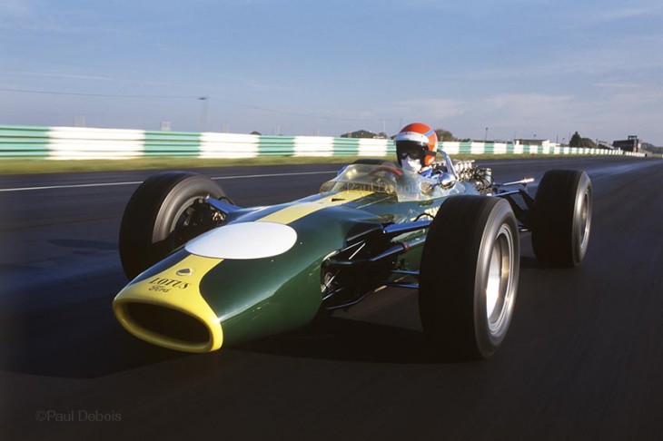 Lotus 49 at Snetterton, driven by Tiff Needell. ©Paul Debois