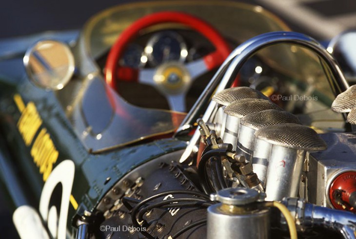 Lotus 49 at Snetterton, driven by Tiff Needell. ©Paul Debois