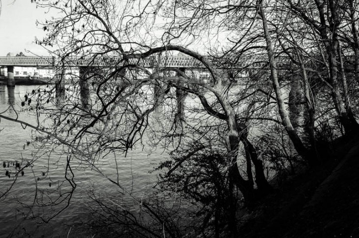 View towards Kew Rail Bridge