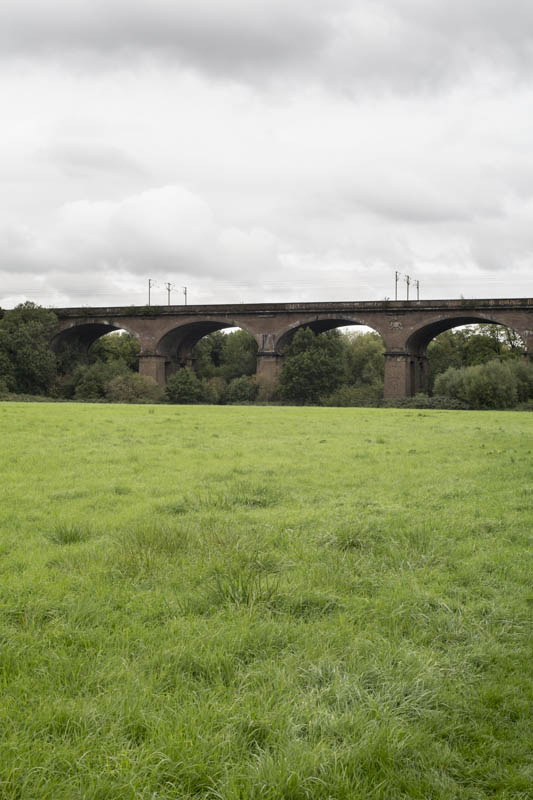 Wharncliffe Viaduct through Brent Meadows, Hanwell